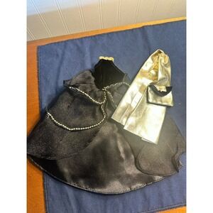 1990s Lucky Fashion Corner Silver‎ Gown Shawl Shoes/bag Fits Barbies & Clone